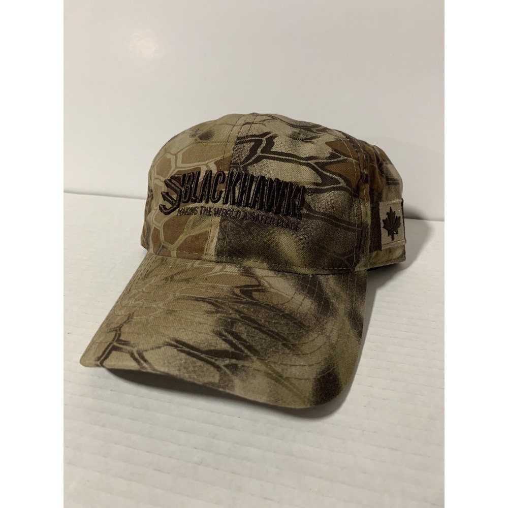 Kryptek Canadian Army Logo Military Canada Flag Hat Cap Highlander Camo